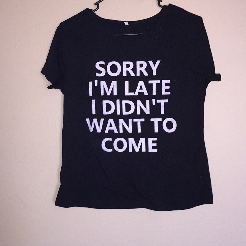 Sorry I’m late